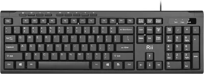 Displays the complete keyboard product in a clean catalog style to show the shopper exactly what they will receive, including all keys and layout.