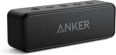 Displays the core product clearly with brand name visible, allowing shoppers to see the speaker's design, control buttons, and overall form factor.