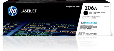 Shows the official HP toner cartridge packaging to reassure shoppers they are purchasing an authentic, original HP product with clear model compatibility information.