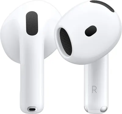 Displays the core product—a pair of wireless earbuds—in a clean, catalog-style presentation to show the shopper exactly what they are purchasing.