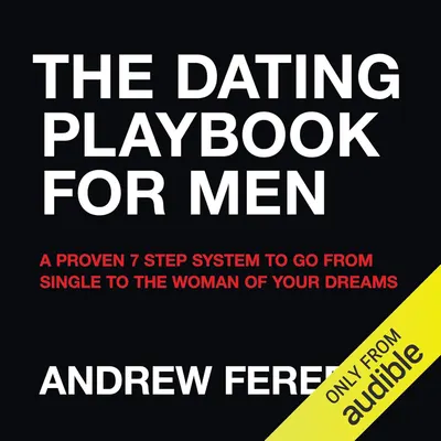 Displays the audiobook product clearly with its title, subtitle, and author to help shoppers identify and understand what they are purchasing. Uses a bold black background to create strong visual…