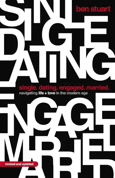 Shows the retail packaging of the book with its bold typographic cover design to help shoppers identify the product and understand its topic about relationships and modern dating.