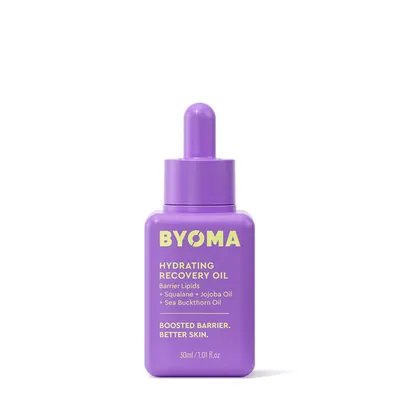 Displays the core product clearly on a clean white background, allowing shoppers to see the purple dropper bottle and read key product information including ingredients and benefits.
