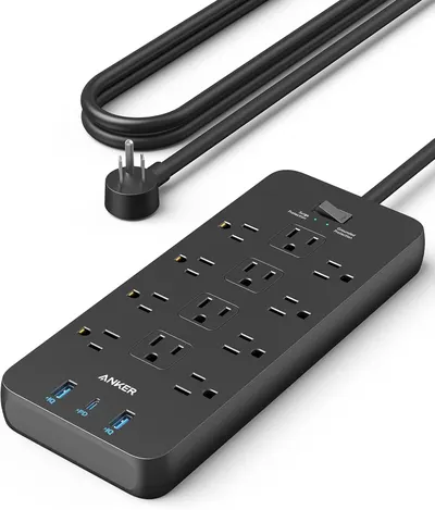 Shows the core product clearly with all its outlets and USB charging ports visible, allowing shoppers to understand the product configuration and capacity.