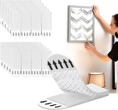Demonstrates how the product is applied to walls using a simple peel-and-stick method, reassuring shoppers that installation is quick and requires no special tools or expertise. Shows a person…