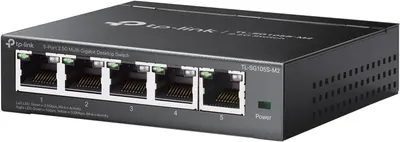 Displays the core product clearly on a white background to show the network switch's physical design, port configuration, and model number for catalog browsing.