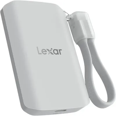 Displays the core product clearly to show shoppers what they will receive, emphasizing its clean design and portability feature with the attached wrist strap.