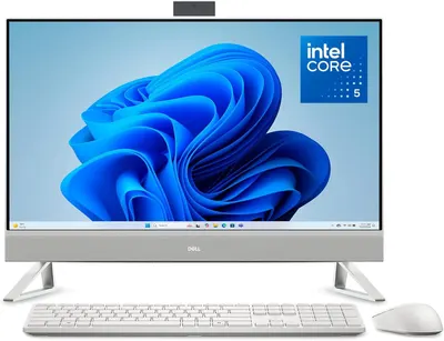 Displays the complete desktop computer system including monitor, keyboard, and mouse to show shoppers exactly what they will receive and how the product looks as a complete setup. Highlights the…