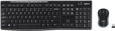 Displays the complete wireless keyboard and mouse set with USB receiver to show shoppers exactly what they will receive in the purchase. Shows the included wireless mouse and USB receiver accessory…