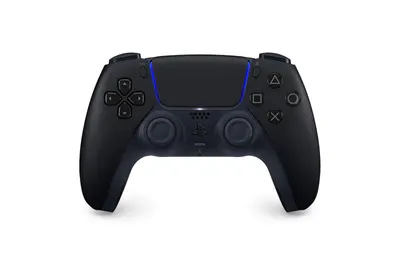 Displays the core product clearly on a clean white background to show the controller's design, button layout, and distinctive blue accent lighting. Uses a subtle drop shadow beneath the controller…