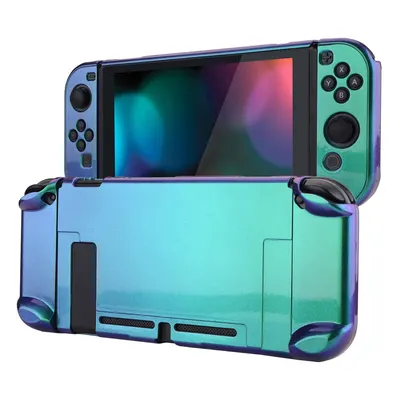 Displays the protective case for a handheld gaming console, showcasing its full coverage design and eye-catching gradient color finish to communicate style and protection. Uses a subtle drop shadow…