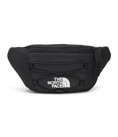 Shows the core product, a black fanny pack/waist bag, in a clear catalog-style presentation on a white background to help shoppers understand what they are purchasing. Uses a subtle drop shadow…