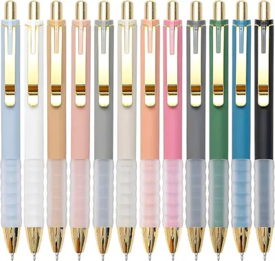 Displays the full range of available color choices for the pen, allowing shoppers to see all selectable variants and choose their preferred style.