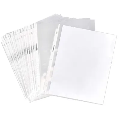 Amazon Basics Sheet Protectors for 3 Ring Binder