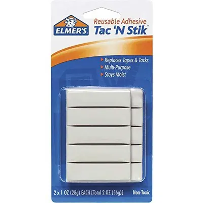 Shows the core product clearly in its retail packaging so shoppers can see exactly what they will receive and identify the Elmer's brand. Displays the product in its original retail packaging with…