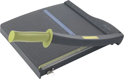 Shows the core product clearly on a white background to help shoppers understand what they are purchasing - a professional paper trimmer with measurement grid…
