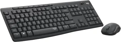 Displays the core sellable product—a full-size wireless keyboard and mouse set—in a clean catalog-style presentation to show shoppers exactly what they will receive. Uses a subtle drop shadow and…
