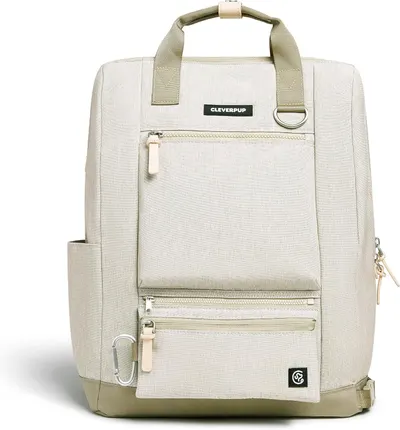 Displays the core sellable backpack product clearly on a white background, allowing shoppers to see the design, color, handles, zippers, and overall structure of the bag.