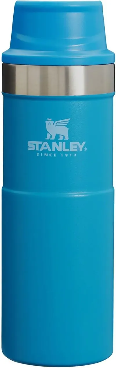 Displays the core Stanley vacuum bottle product clearly on a white background, allowing shoppers to see the design, branding, and construction of the item they are purchasing.