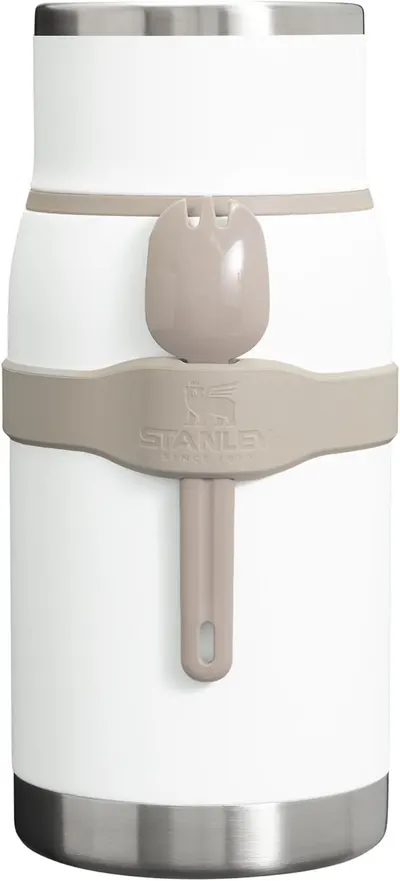 Shows the core product with its distinctive integrated handle attachment system, allowing shoppers to clearly see the Stanley jug design and how the handle mechanism works.