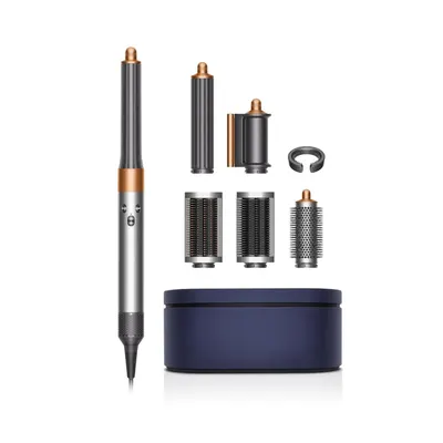 Displays the core hair styling tool and all included attachments to show the shopper exactly what they will receive and the versatility of the product.…