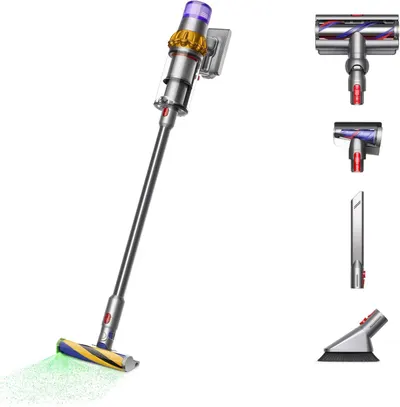 Shows the core vacuum product along with all included attachments and accessories to communicate versatility and complete cleaning capability for different…