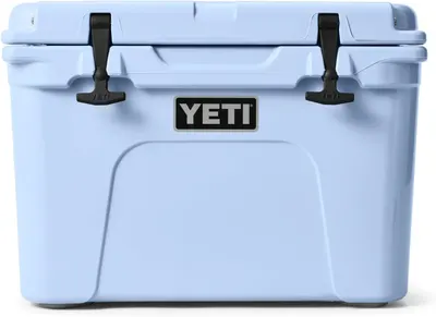 Displays the YETI cooler as the core product in a clean catalog-style presentation, allowing shoppers to see the product's design, color, and key features…