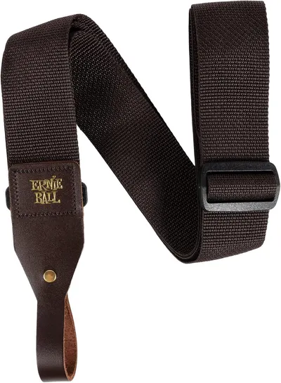 Shows the brown strap with its leather end and buckle so the shopper sees the finish and adjustment.