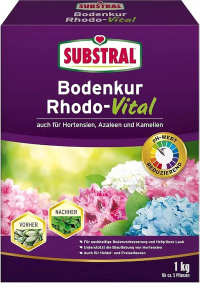 Shows the boxed soil conditioner so the shopper knows the exact product and 1 kg pack size for about 5 plants. Displays the real retail carton with brand and product name, reassuring the buyer of…