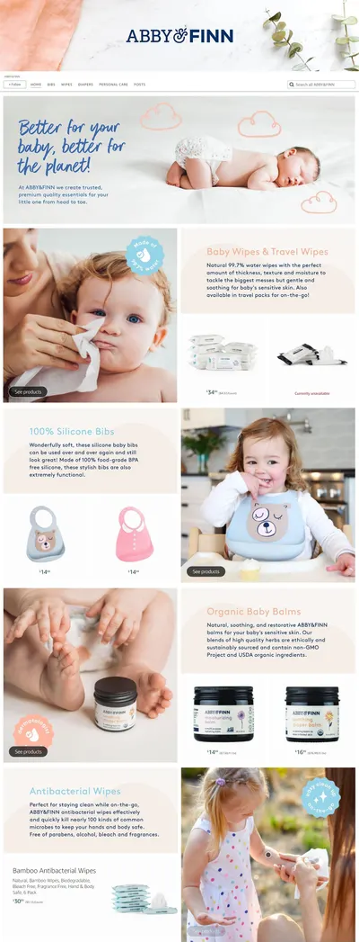 Brand Store for Abby and Finn 2
