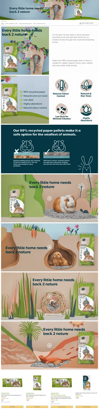Brand Store for Amazon.co.uk  Back 2 Nature