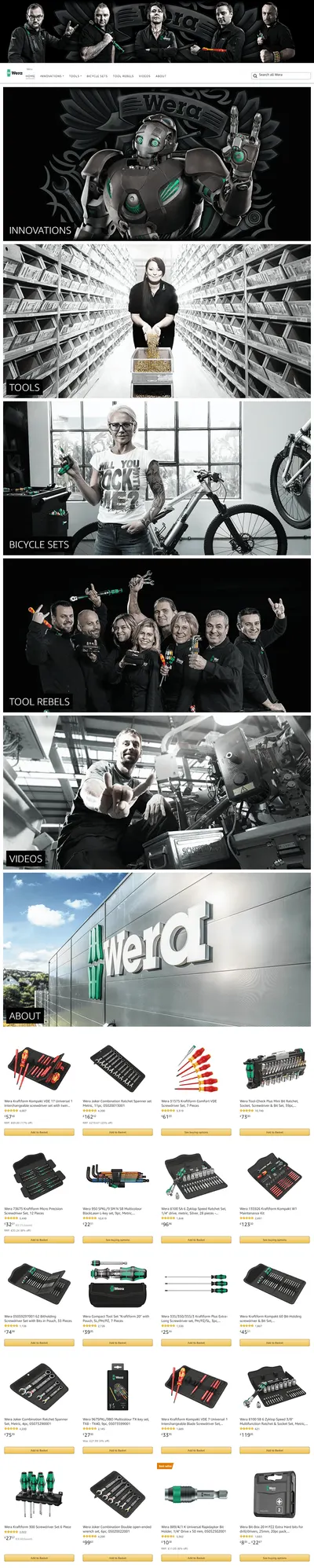 Brand Store for Amazon.co.uk  Wera