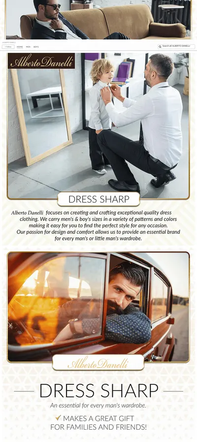 Brand Store for Amazon.com  ALBERTO DANELLI