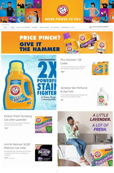 Brand Store for Amazon.com  ARM &amp; HAMMER