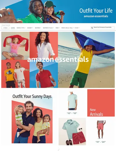 Brand Store for Amazon.com  Amazon Essentials