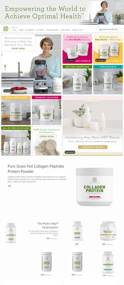 Brand Store for Amazon.com  Amy Myers MD