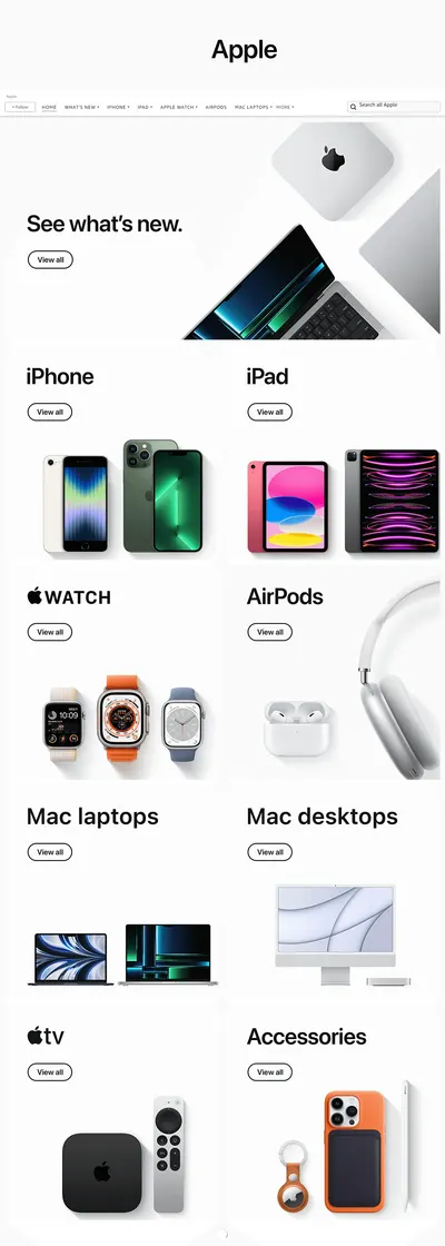 Brand Store for Amazon.com  Apple