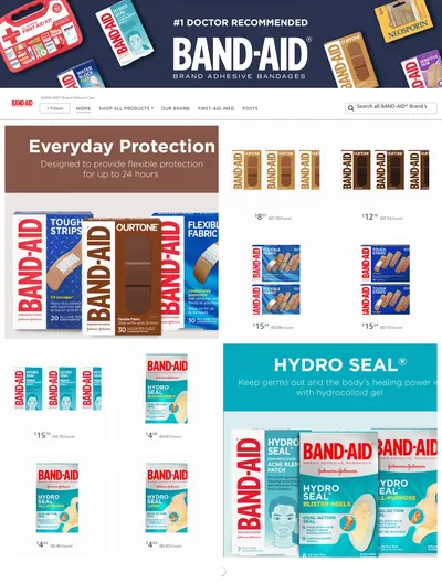 Brand Store for Amazon.com  BAND-AID® Brand Wound Care