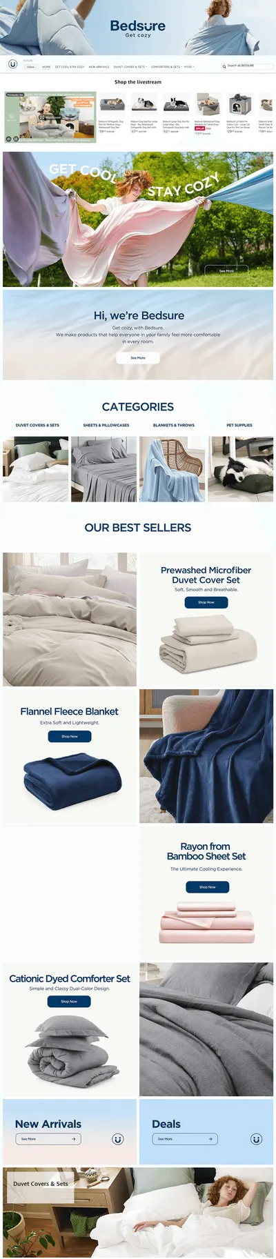 Brand Store for Amazon.com  BEDSURE