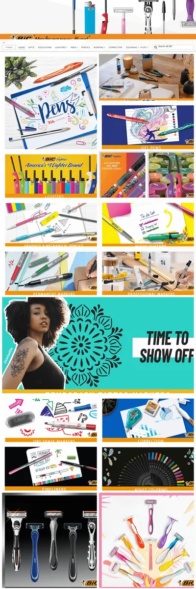 Brand Store for Amazon.com  BIC