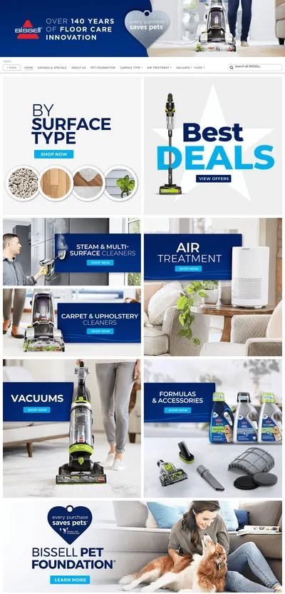 Brand Store for Amazon.com  BISSELL
