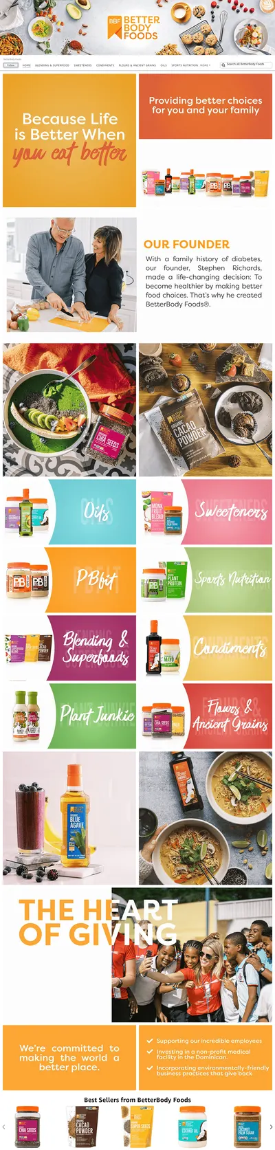 Brand Store for Amazon.com  BetterBody Foods
