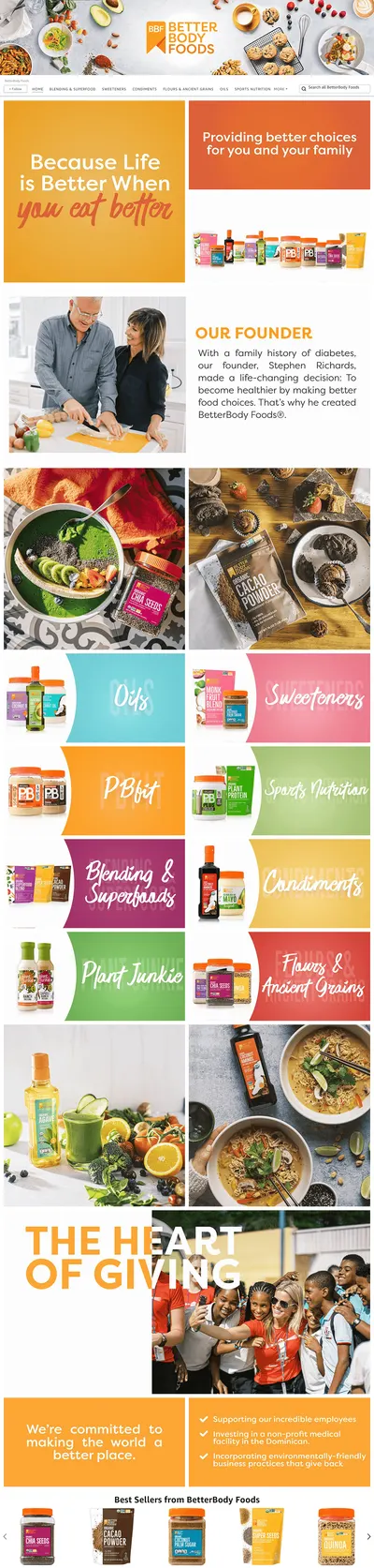 Brand Store for Amazon.com  BetterBody Foods