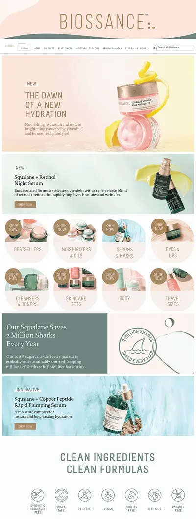 Brand Store for Amazon.com  Biossance