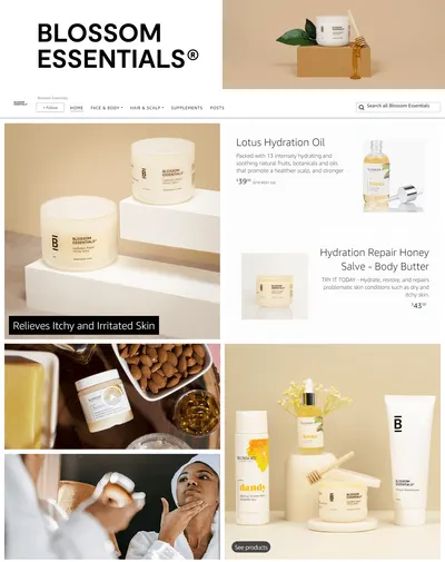 Brand Store for Amazon.com  Blossom Essentials