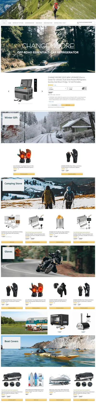 Brand Store for Amazon.com  CHANGE MOORE