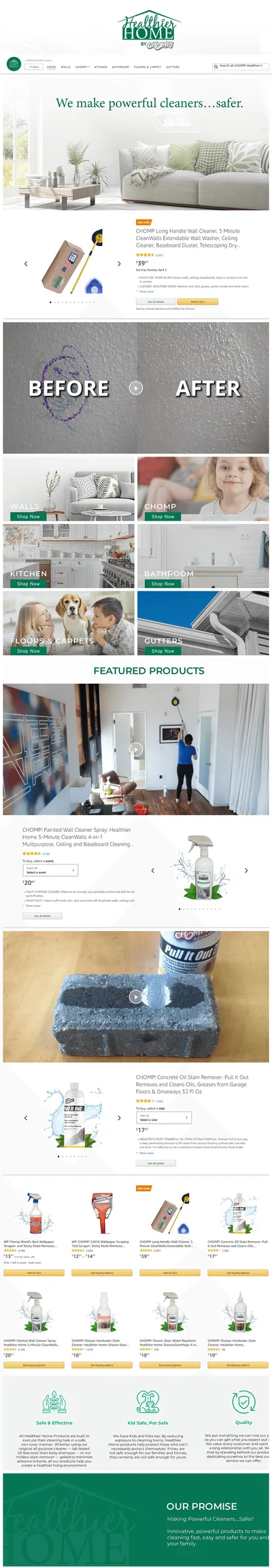 Brand Store for Amazon.com  CHOMP Healthier Home