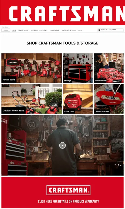 Brand Store for Amazon.com  CRAFTSMAN