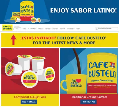 Brand Store for Amazon.com  Café Bustelo