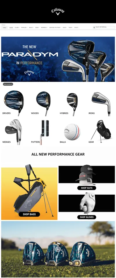 Brand Store for Amazon.com  Callaway